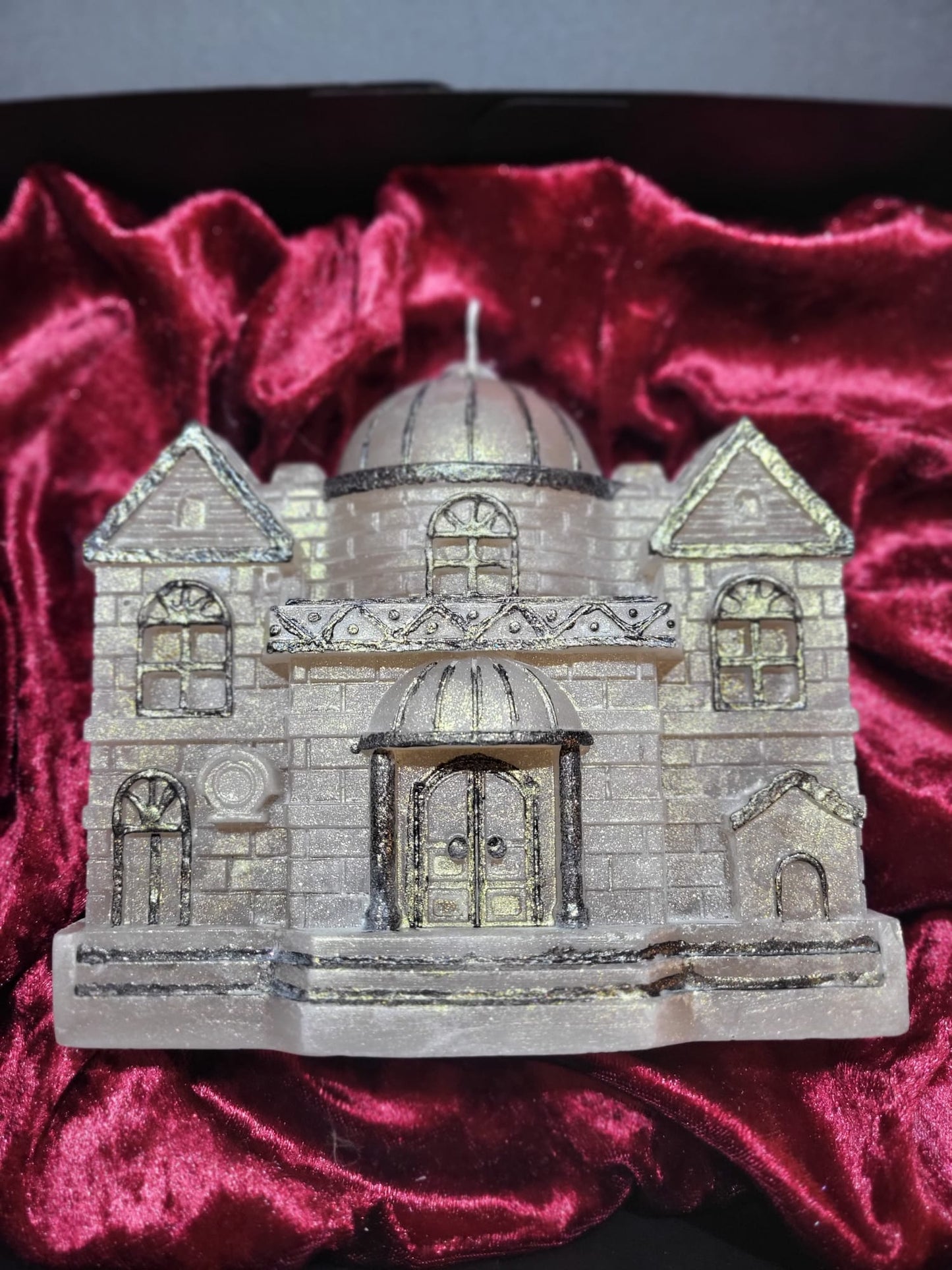 Sammy Schloss-Kerze Handgefertigte Schönheit im luxuriösen Schloss-Stil