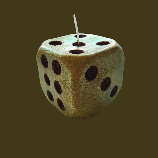 Handgefertigter Kerzenwürfel in Geschenkbox / in verschiedenen Farben lieferbar