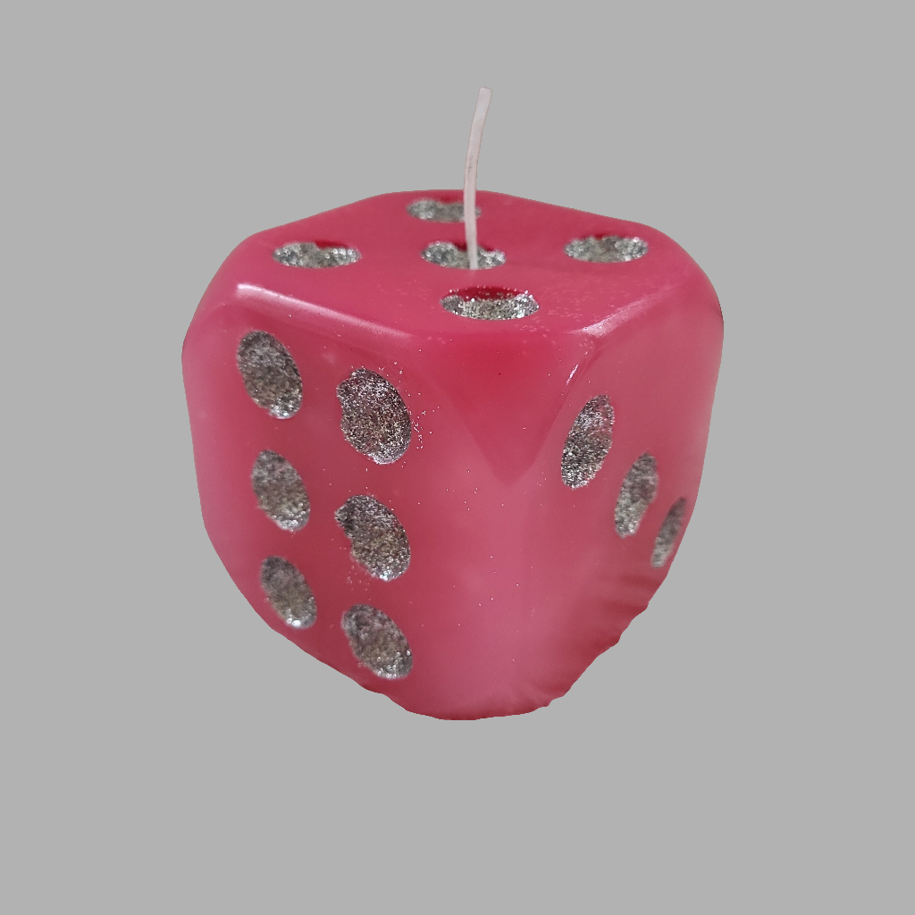 Handgefertigter Kerzenwürfel in Geschenkbox / in verschiedenen Farben lieferbar